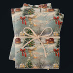 Vintage Christmas Wrapping Paper<br><div class="desc">Make your holiday gifts extra special with our festive vintage Christmas wrapping paper. It's the best way to show that special someone that you care,  with a beautifully wrapped present that they'll cherish.</div>
