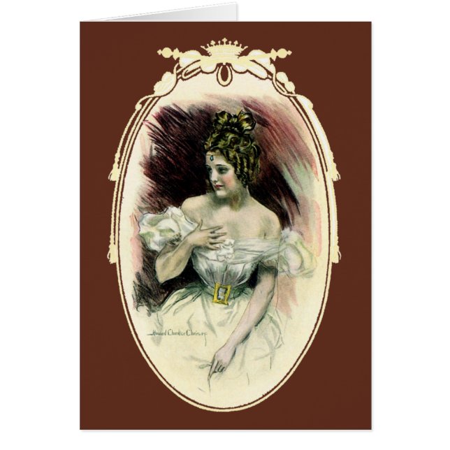 Vintage Christy Girl, Antique Bridal Portrait (Front)