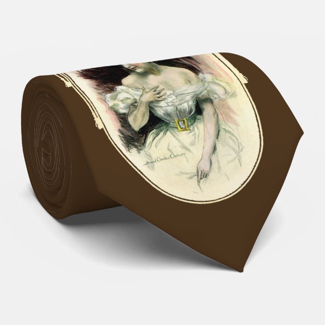 Vintage Christy Girl, Antique Bridal Portrait Tie (Rolled)