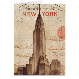 Vintage Chrysler Building in New York