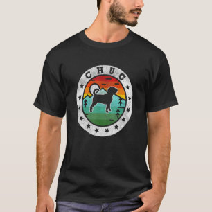 Vintage Chug Retro Dog Mum Dad T-Shirt