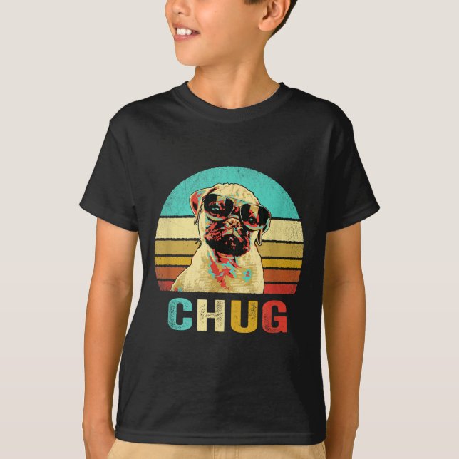 Vintage Chug Shirt Dog Sunset (Front)