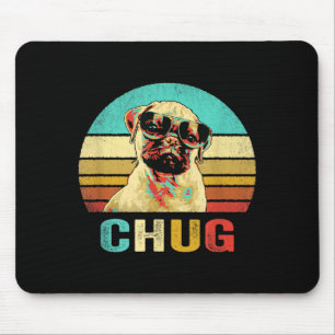 Vintage Chug Shirt Dog Sunset Mouse Mat