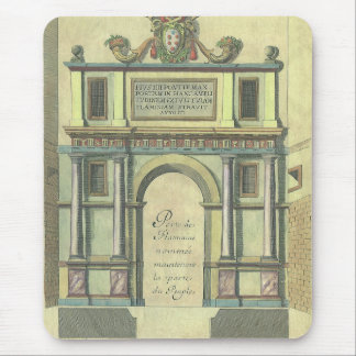 Vintage Church Door Entry Renaissance Architecture Mouse Mat