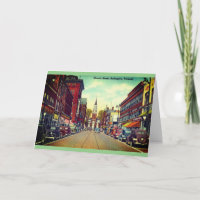 Vintage Church Street, Burlington, Vermont