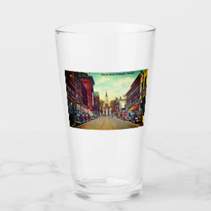 Vintage Church Street, Burlington, VT Glass