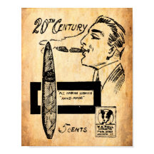 Vintage Cigar Advertisement Print