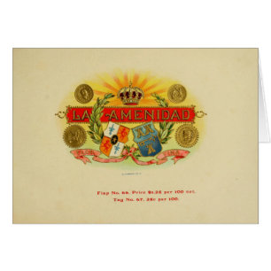 Vintage Cigar Box Label