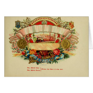 Vintage Cigar Box Label