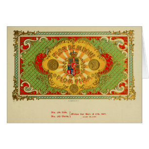 Vintage Cigar Box Label