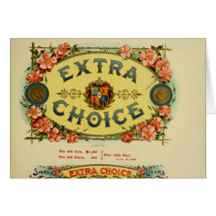 Vintage Cigar Box Label