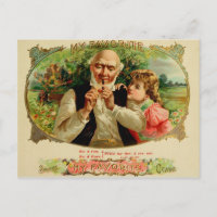 Vintage Cigar Box Label