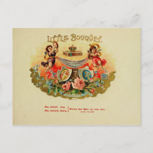 Vintage Cigar Box Label Postcard