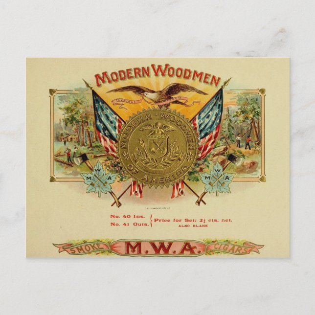 Vintage Cigar Box Label Postcard 88 (Front)