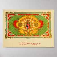 Vintage Cigar Box Label