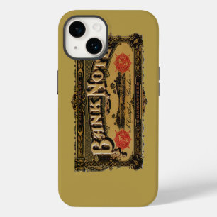 Vintage Cigar Label Art, Bank Note Money Finance iPhone 14 Case
