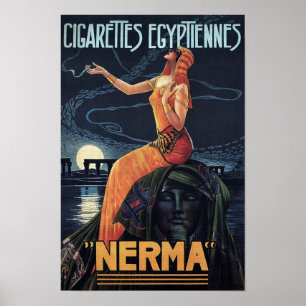 Vintage Cigaret Poster
