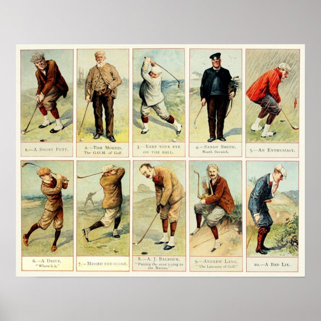 Vintage Cigarette Cards Print (Front)