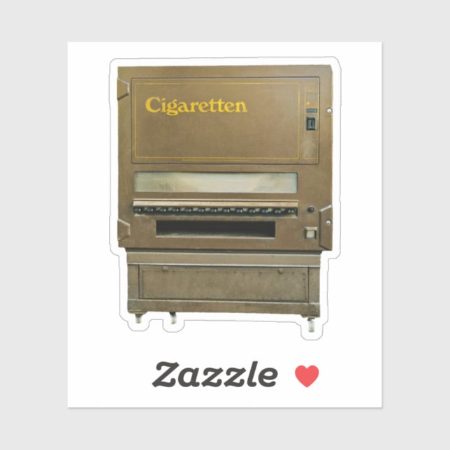 Vintage Cigarette Vending Machine (Sheet)