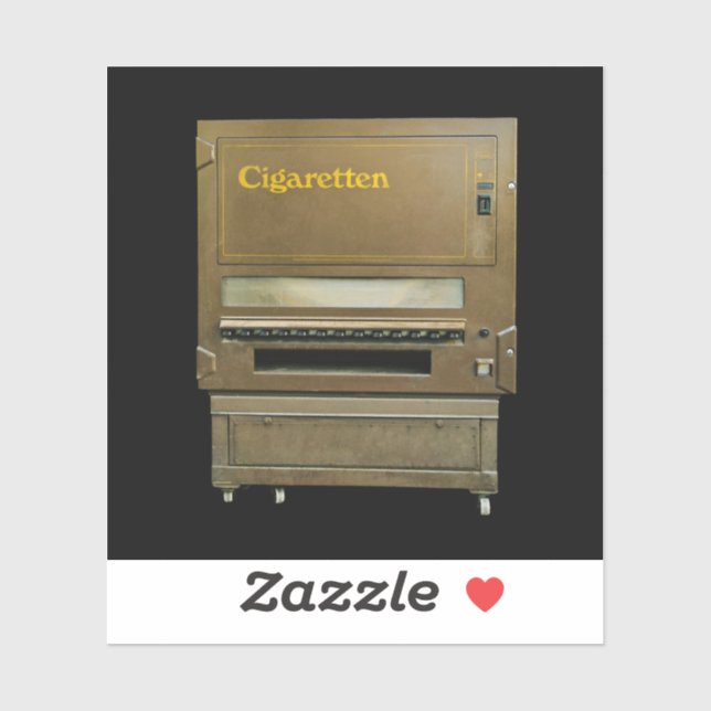 Vintage Cigarette Vending Machine (Sheet)