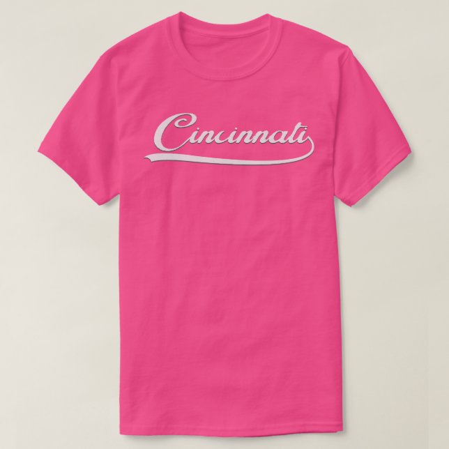Vintage Cincinnati Name T-Shirt (Design Front)