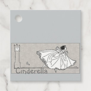 Vintage Cinderella Favour Tags