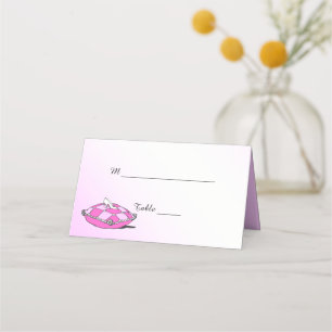 Vintage Cinderella Slipper Folded Table Cards