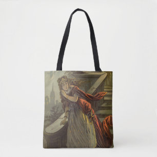 Vintage Cinderella, Victorian Fairy Tales Tote Bag