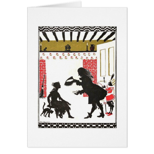 Vintage - Cinderella's Glass Slipper Silhouette, (Front)