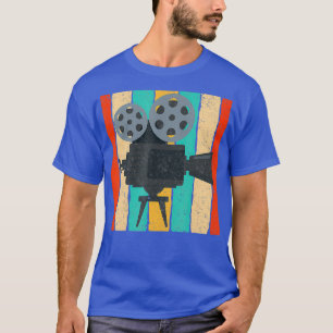 Vintage Cinema Camera Retro Movie Projector T-Shirt