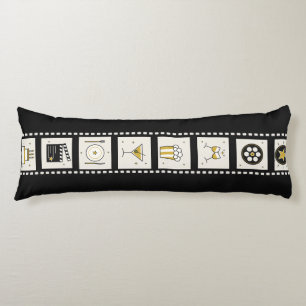 Vintage Cinema Film Strip Table Runner Body Cushion