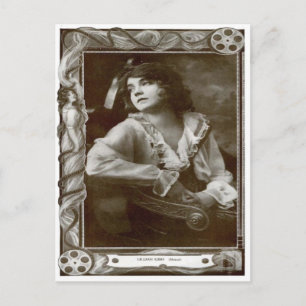 Vintage Cinema  Lilian Gish Postcard