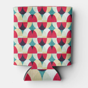 Vintage circle, seamless abstract pattern. can cooler