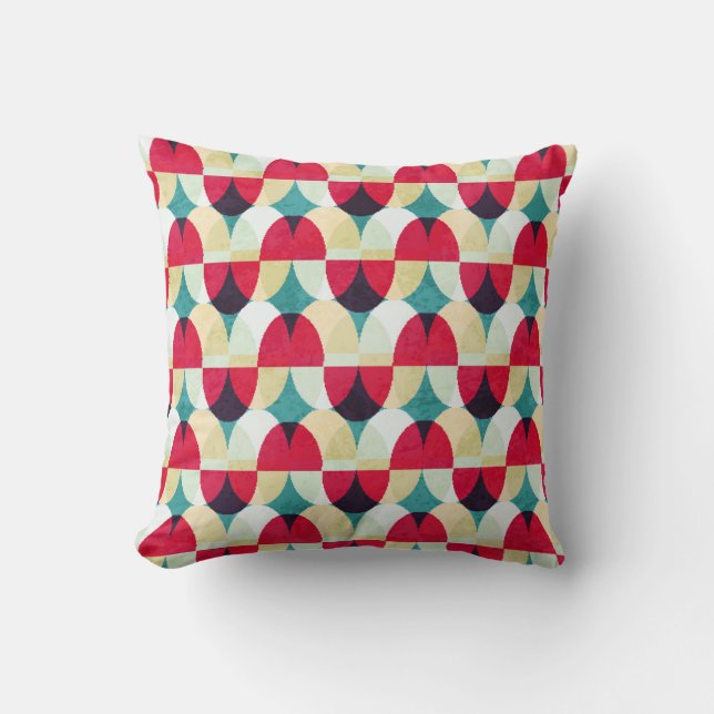 Vintage circle, seamless abstract pattern. cushion (Front)