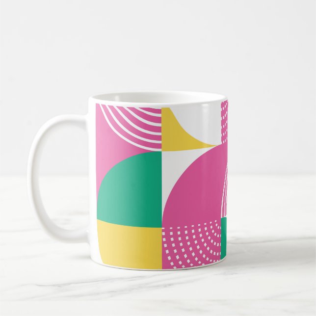 Vintage Circles: Graphic Harmony. Coffee Mug (Left)