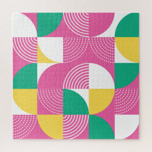 Vintage Circles: Graphic Harmony. Jigsaw Puzzle