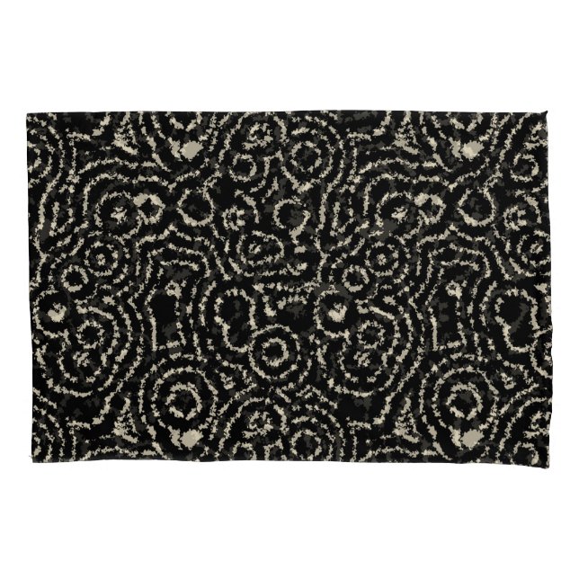 Vintage Circles Pillowcase (Front-Left)