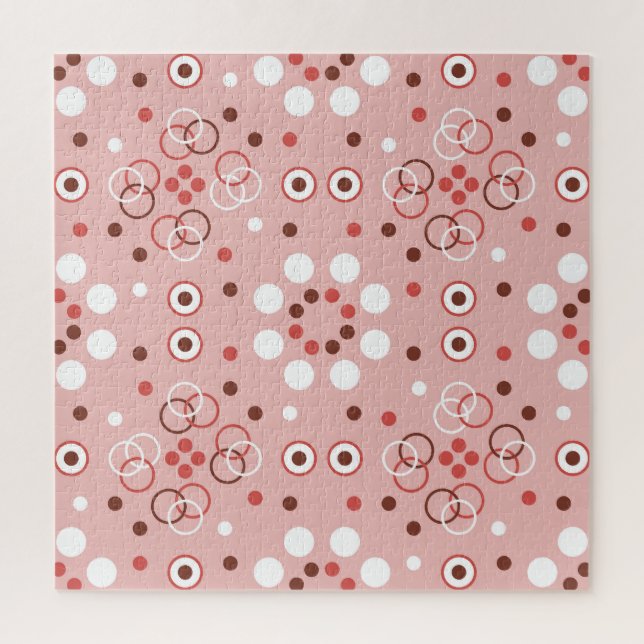 Vintage Circles: Seamless Geometric Charm. Jigsaw Puzzle (Vertical)