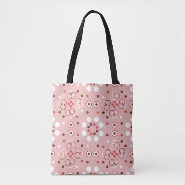 Vintage Circles: Seamless Geometric Charm. Tote Bag (Front)