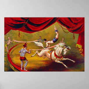 Vintage Circus Ad 1875 Poster