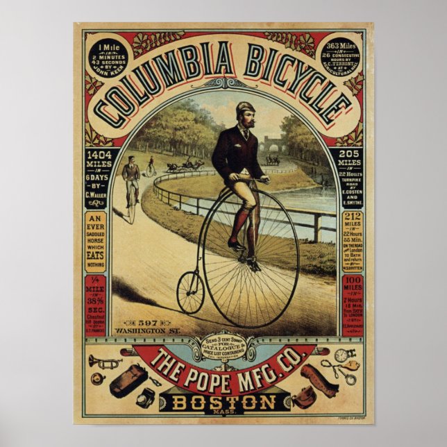Vintage Circus Ad Poster (Front)