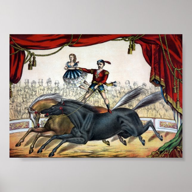 Vintage Circus Ad Poster (Front)