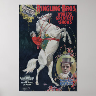 Vintage Circus Ad Poster