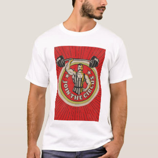 Vintage Circus Advertisement Strongman T-Shirt