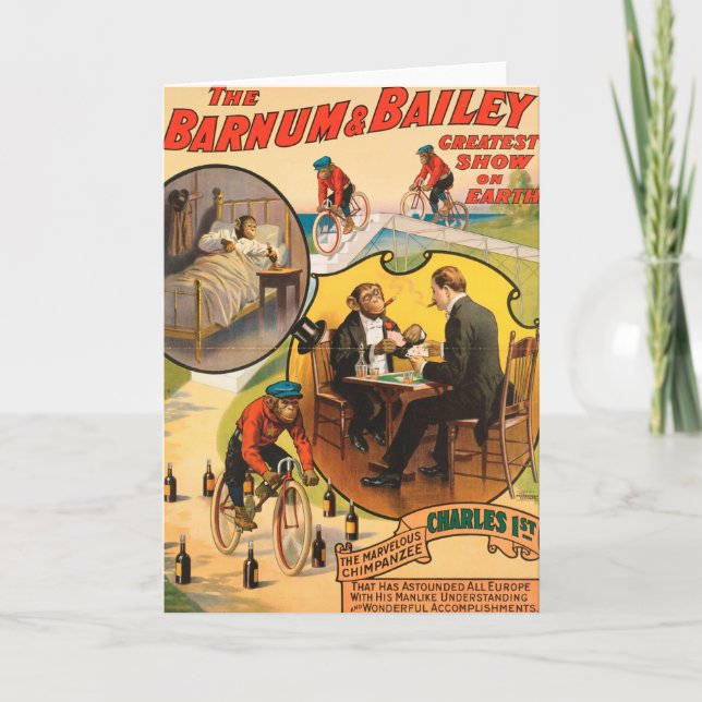 Vintage : circus Barnum & Bailey - Card (Front)