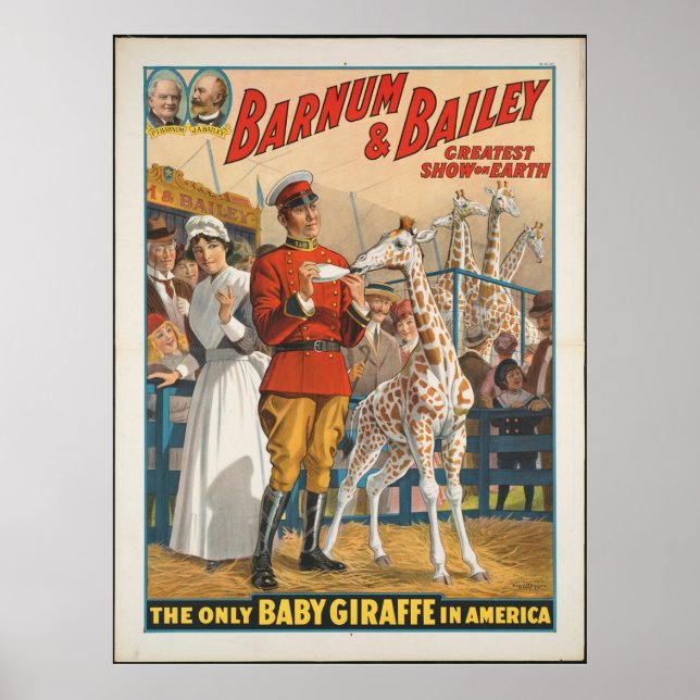 Vintage : circus Barnum & Bailey - Poster (Front)