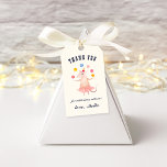 Vintage Circus Birthday Favour Tags<br><div class="desc">Thank your child's birthday party guests with these adorable tags that are perfect for attaching to party favours or goodie bags. Design features a cute circus mouse juggling colourful balls, with your custom message and signature. Shown with "thank you for celebrating with me! Love, [name]". Designed to match our Vintage...</div>