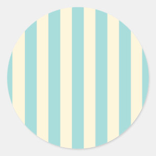 Vintage Circus Blue Stripes Envelope Seal