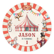 Vintage Circus Carnival Birthday 