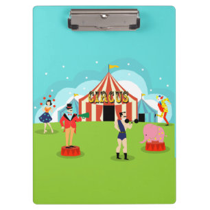 Vintage Circus Clipboard